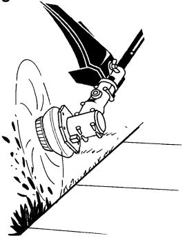 WEED EATER TE500CXL - CUTTING METHODS - 7