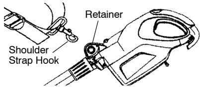 WEED EATER TWIST 'N EDGE - ATTACHING THE SHOULDER STRAP - 1