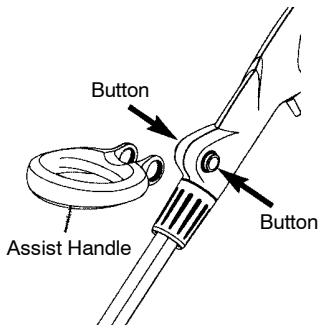 WEED EATER TWIST 'N EDGE - INSTALLATION OF ASSIST HANDLE - 1