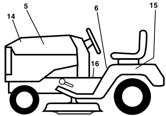 WEED EATER WE12538H - TRACTOR - - MODEL NUMBER WE12538H - 2