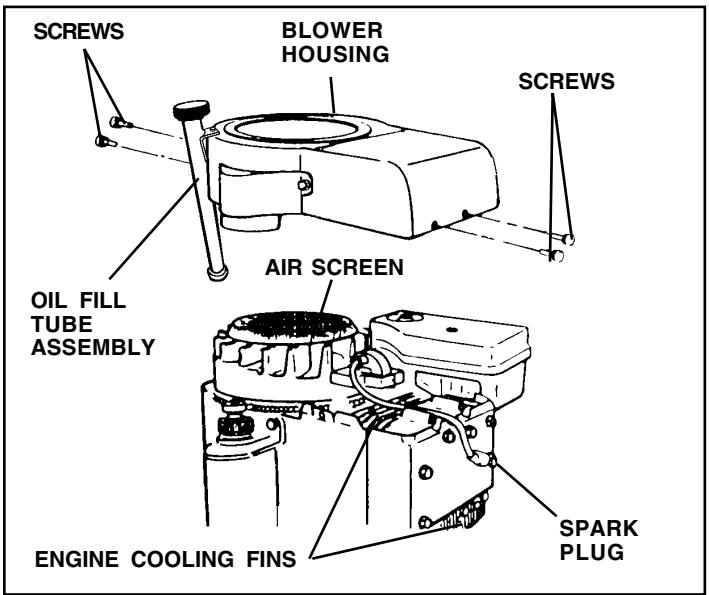 WEED EATER WE12538H - ENGINE COOLING FINS (See Fig. 12) - 1