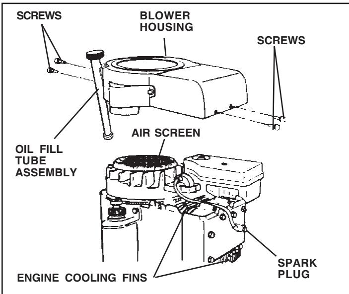 WEED EATER WE12538K - ENGINE COOLING FINS (See Fig. 11) - 1
