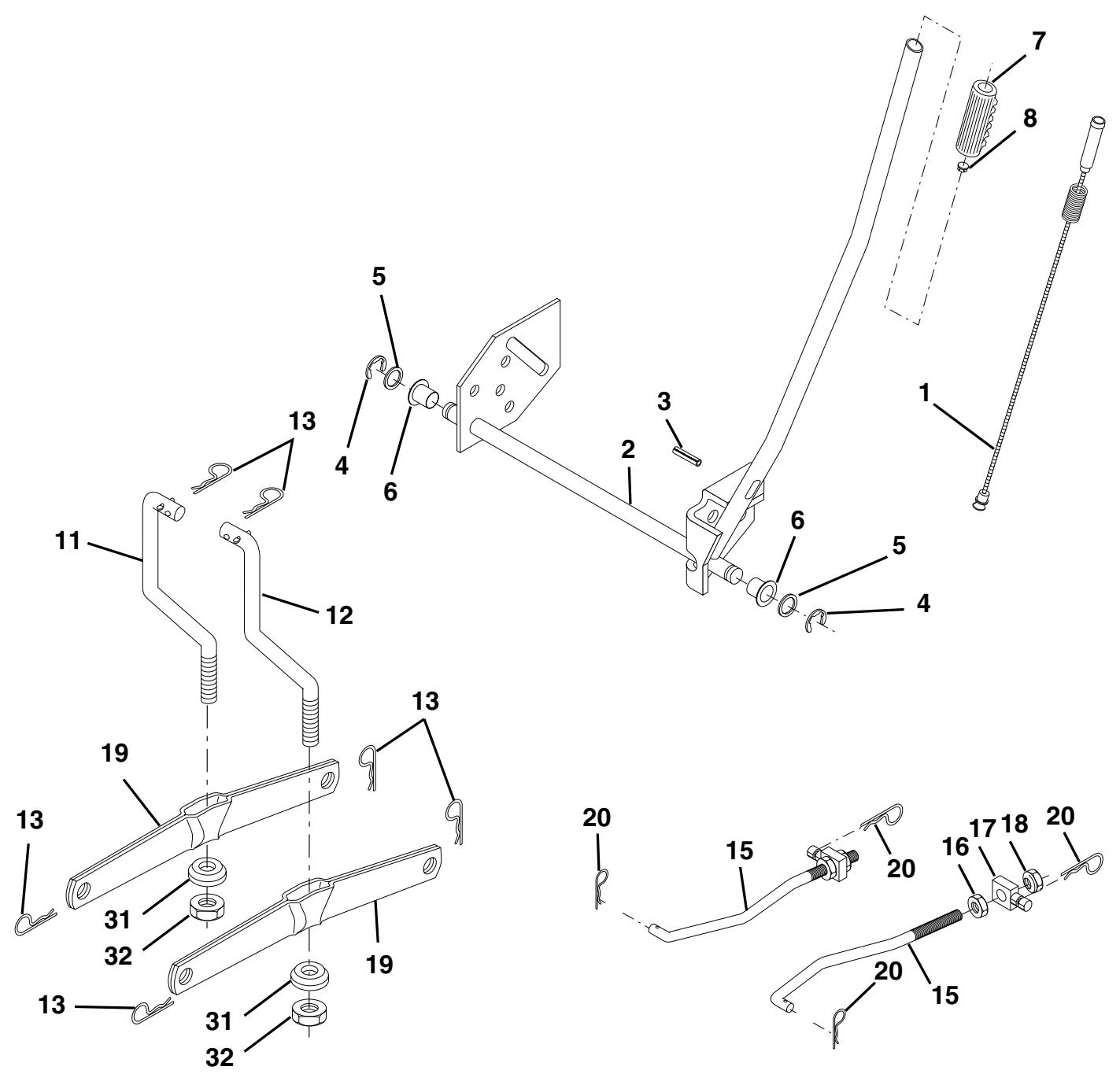 WEED EATER WE12538K - REPAIR PARTS - 1
