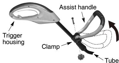 WEED EATER WEEL15TNE - INSTALLATION OF ASSIST HANDLE - 1