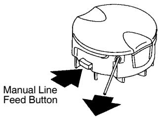 WEED EATER WEEL15TNE - To manually feed the nylon line: - 1