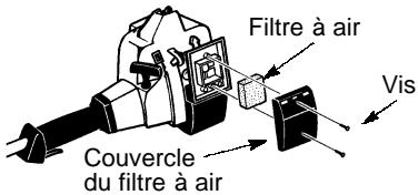 WEED EATER XT 200 TRIMMERS EDGERS - Nettoyage du filtre à air - 1
