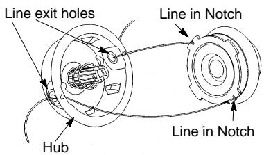 WEED EATER XT260 - LINE REPLACEMENT - 2