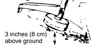 WEED EATER XT260 - CUTTING METHODS - 4