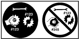 WEED EATER 2400 - IDENTIFICATION OF SAFETY SYMBOLS - 4