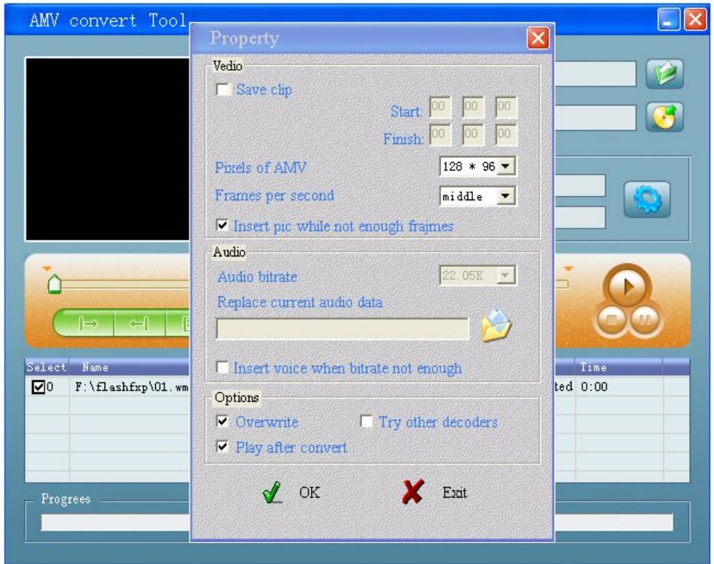 NEO MP3-688C - Convert Video files into AMV - 2