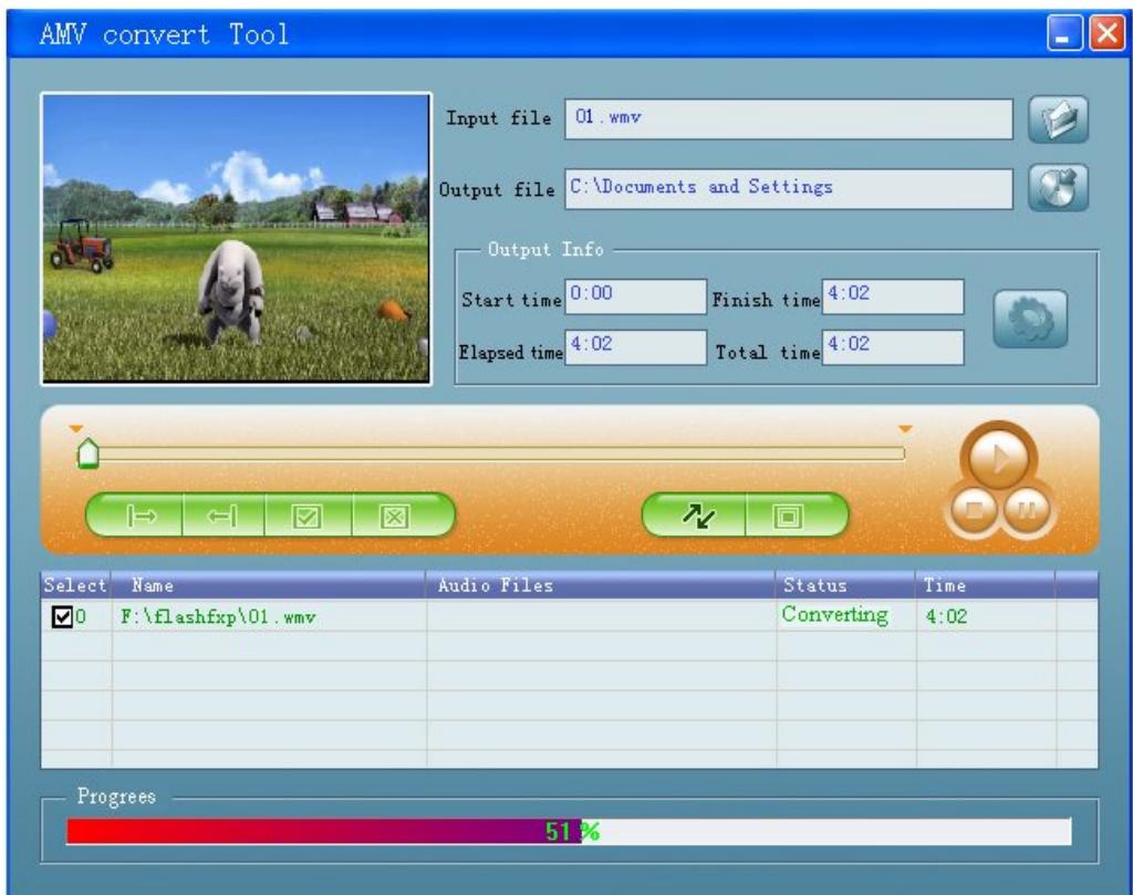NEO MP3-688C - Convert Video files into AMV - 3