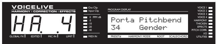 TC ELECTRONIC VOICELIVE - Écran d'édition des harmonies - 4