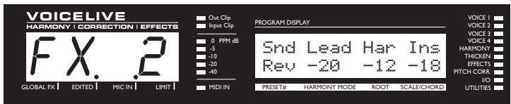 TC ELECTRONIC VOICELIVE - Effets — synoptique - 3