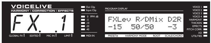 TC ELECTRONIC VOICELIVE - Effets — synoptique - 2