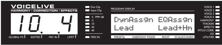 TC ELECTRONIC VOICELIVE - Écrans d'édition globale - 1