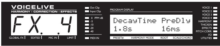 TC ELECTRONIC VOICELIVE - Effets — synoptique - 5