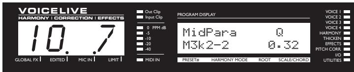 TC ELECTRONIC VOICELIVE - Écrans d'édition globale - 1