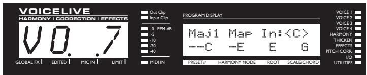 TC ELECTRONIC VOICELIVE - Mode de presets à harmonisation par notes - 3
