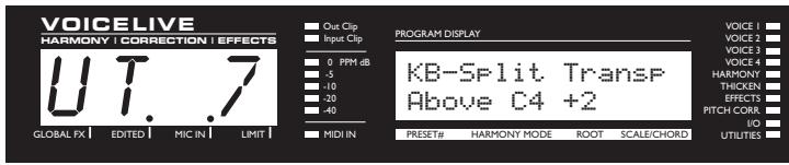 TC ELECTRONIC VOICELIVE - Écrans d'édition globale - 5