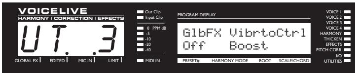 TC ELECTRONIC VOICELIVE - Écrans d'édition globale - 1