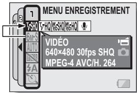 LOGICOM-SANYO XACTI VPC-CA65EX - Appuyez sur le bouton MENU. - 1