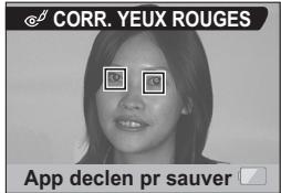 LOGICOM-SANYO XACTI VPC-CA65EX - Sélectionnez "red-eye correction" et appuyez sur le bouton de réglage SET. - 1