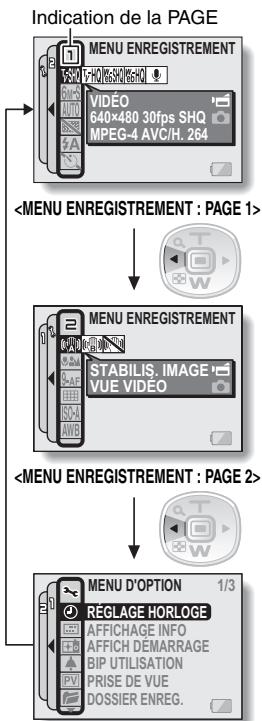 LOGICOM-SANYO XACTI VPC-CA65EX - Pour annuler le MENU d'enregistrement - 1