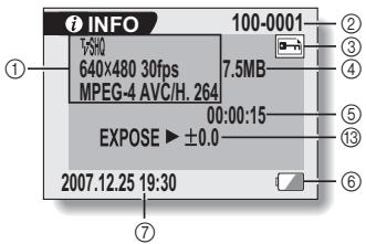 LOGICOM-SANYO XACTI VPC-CA65EX - Appuyez sur le bouton MENU pendant au moins 1 seconde. - 1
