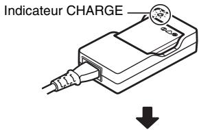 LOGICOM-SANYO XACTI VPC-CA65EX - Branche la fiche du cordon d'alimentation sur un prise de courant (100 v à 240 v CA). - 2