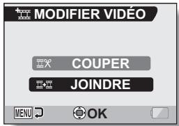 LOGICOM-SANYO XACTI VPC-CA65EX - Sélectionnez l'icône de modification de video clips et appuyez sur le bouton de réglage SET. - 1