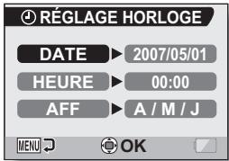 LOGICOM-SANYO XACTI VPC-CA65EX - Réglage de la DATE et de l'heure - 2