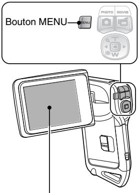 LOGICOM-SANYO XACTI VPC-CA65EX - Appuyez sur le bouton MENU. - 1