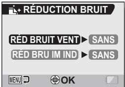 LOGICOM-SANYO XACTI VPC-CA65EX - Sélectionnez l'icône de réduction du bruit et appuyez sur le bouton de réglage SET. - 1