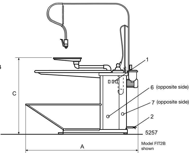 ELECTROLUX LAUNDRY SYSTEMS FIT2A - Vacuum Ironing Tables - 4