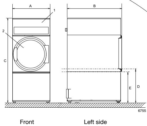 ELECTROLUX LAUNDRY SYSTEMS T4290 - Main options - 2