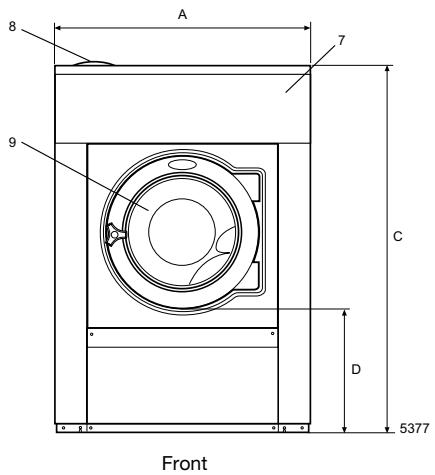 ELECTROLUX LAUNDRY SYSTEMS W4180H - Main options - 2