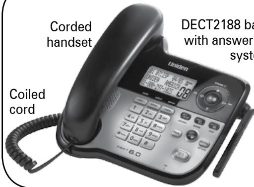 UNIDEN DECT2188 - DECT2188 Series User's Guide - 1