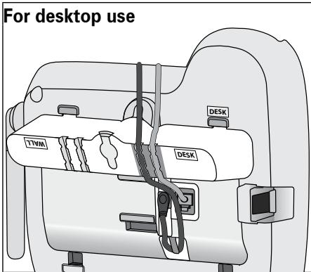 UNIDEN DECT2188 - Connect the power and telephone cords - 1