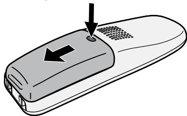 UNIDEN DECT2188 - Install the battery - 2
