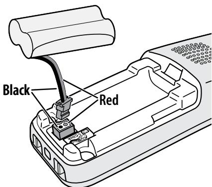 UNIDEN DECT2188 - Install the battery - 3