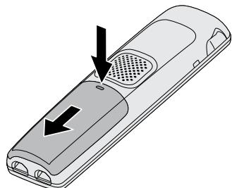UNIDEN DECT4086 - Install the battery - 2