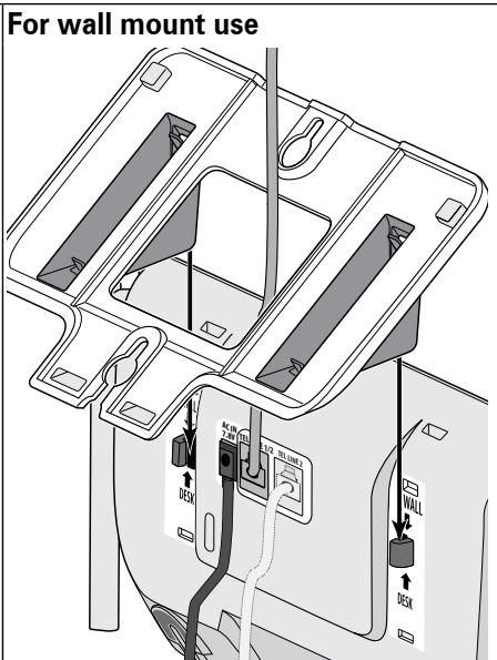 UNIDEN DECT4086 - Connect the power and telephone cords - 2