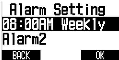 UNIDEN DECT4086 - Setting an alarm - 3