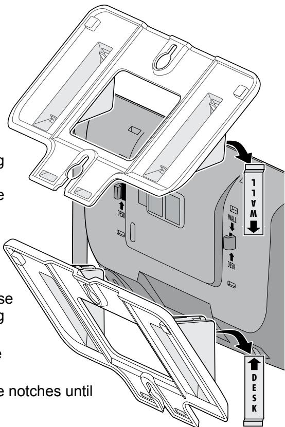 UNIDEN DECT4086 - Attach the stand - 1