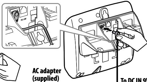 UNIDEN DXAI8580 - 9) Mounting the Base on a Wall - 7
