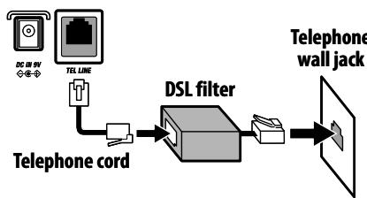 UNIDEN DXAI8580 - 1-4. Connect the Telephone Cord - 2