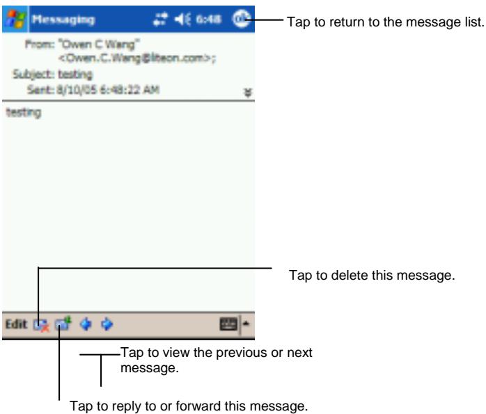 YAKUMO ALPHAX GPS - Using the Message List - 2