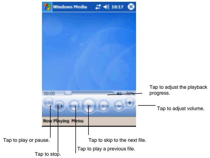 YAKUMO ALPHAX GPS - Windows Media Player for Pocket PC - 1