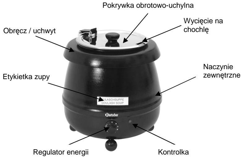 BARTSCHER 100054 - Zestawienie podzespołów urzadzenia - 1