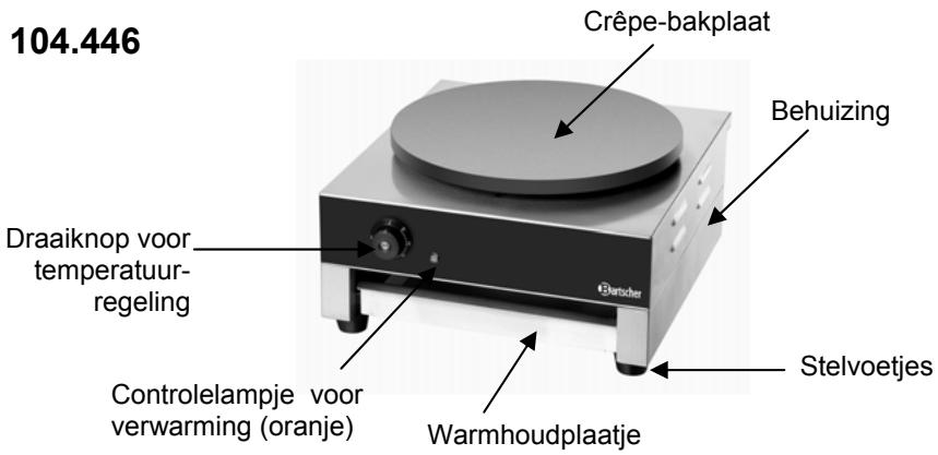 BARTSCHER 104447 - Overzicht van onderdelen - 1